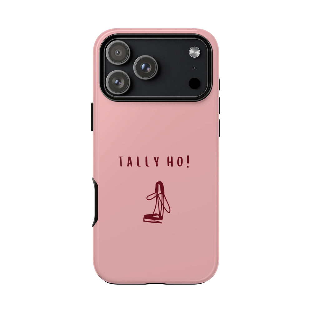 Pink & Burgundy 'Tally Ho!' (Bridle)