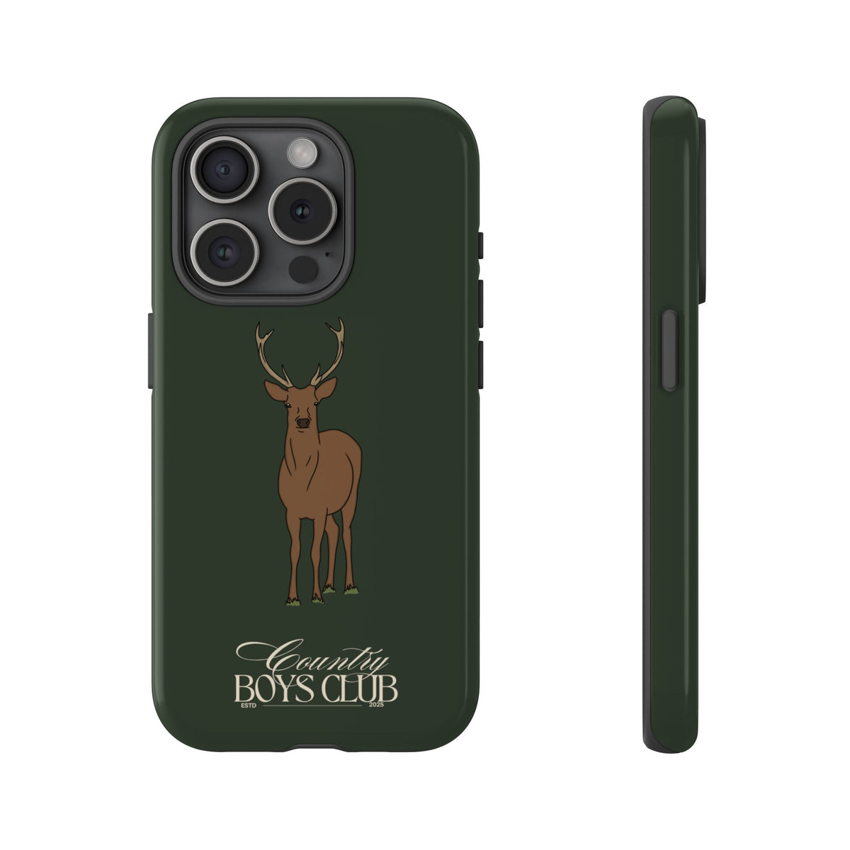 Field Green 'Country Boys Club Stag' Case  | CGC x Country Cases