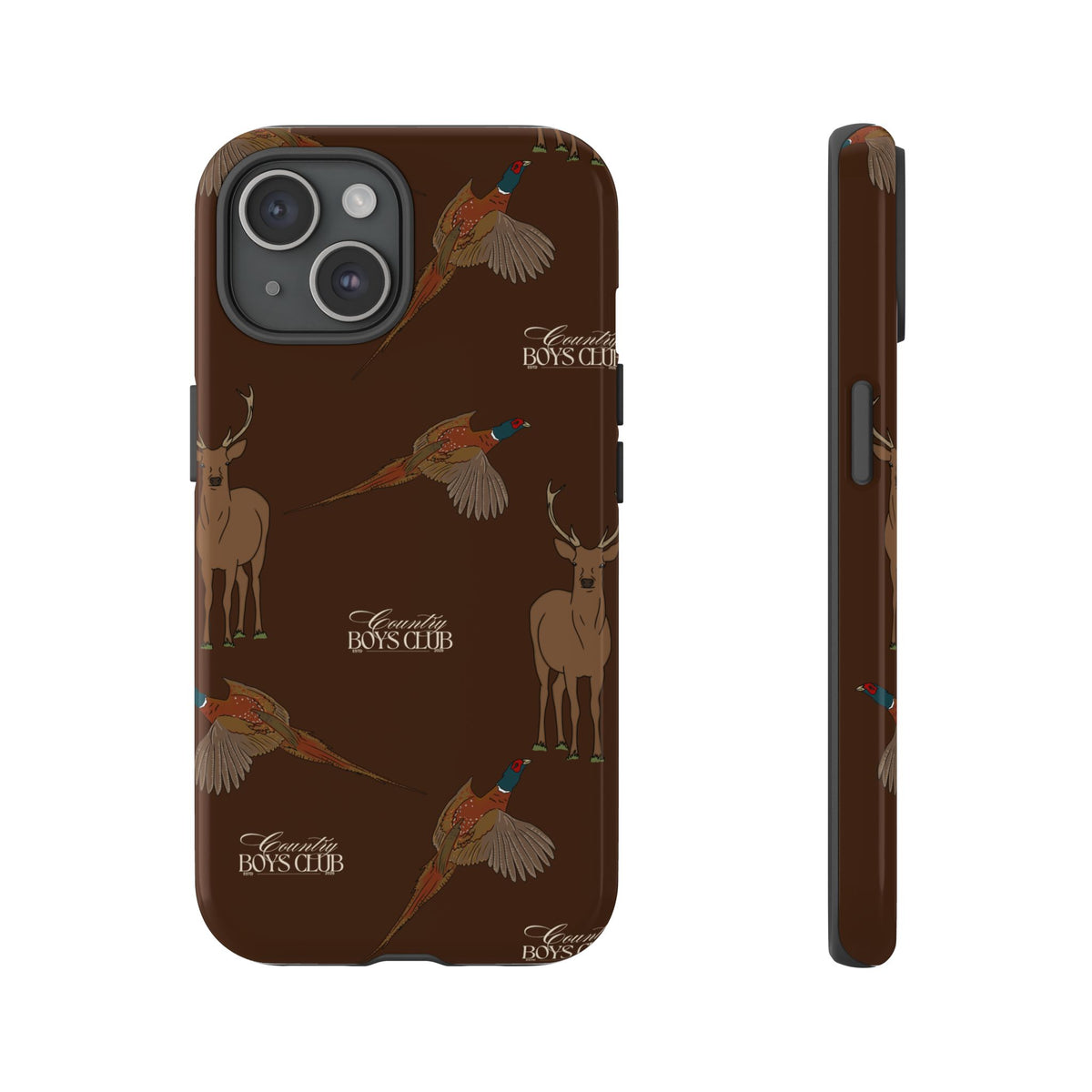 Chestnut Brown 'Boys Stags & Pheasants' Case  | CBC x Country Cases