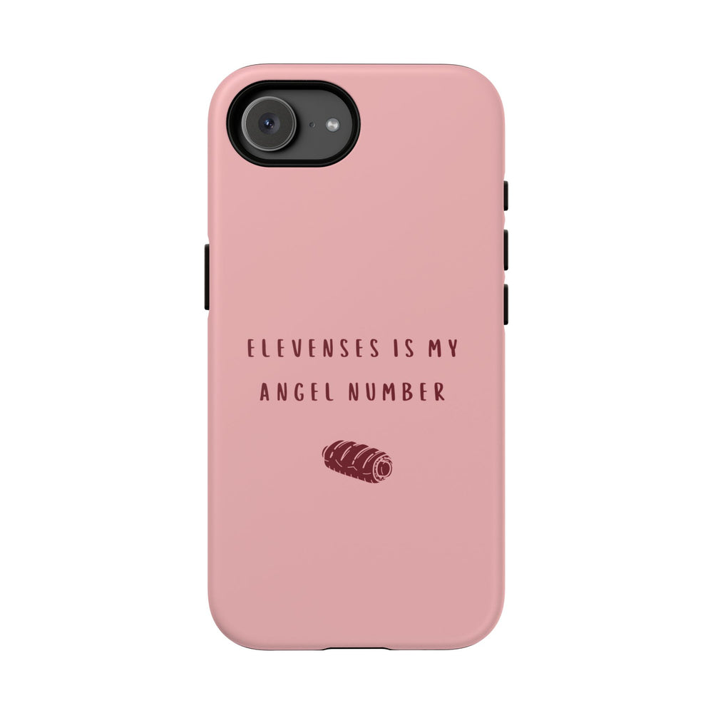 Pink & Burgundy 'Elevenses Is My Angel Number' Case
