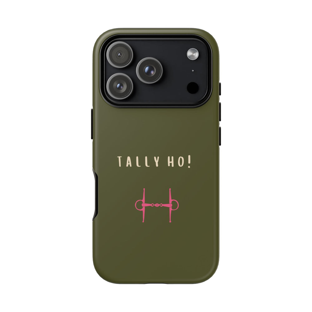 Green & Pink 'Tally Ho!' (Snaffle)