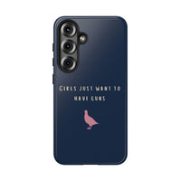 Navy & Pink 'Girls Just Want To Have Guns' Case (Partridge)