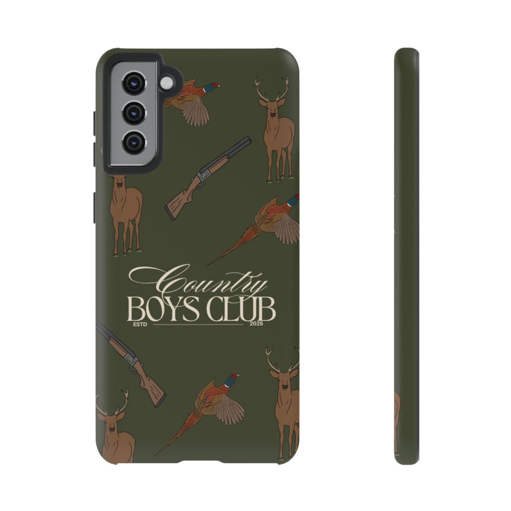 Forest Green Boys Love Guns Case  | CGC x Country Cases
