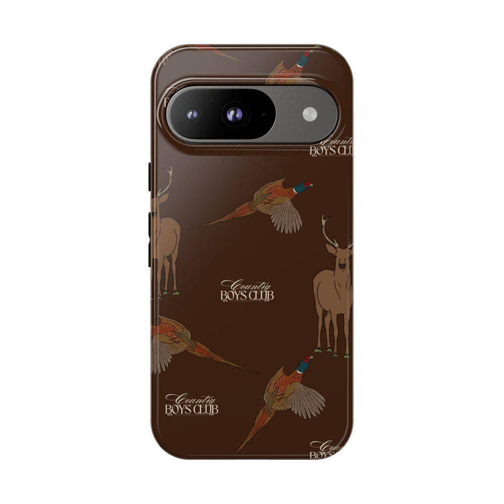 Chestnut Brown 'Boys Stags & Pheasants' Case  | CBC x Country Cases