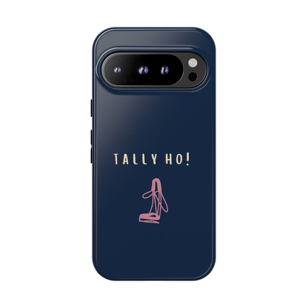 Navy & Pink 'Tally Ho!' (Bridle)