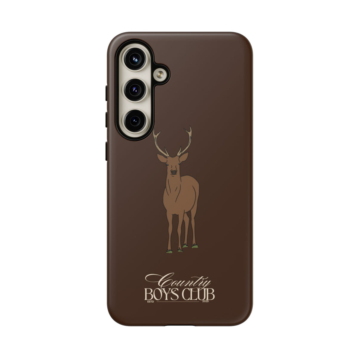 Chestnut Brown 'Country Boys Club Deer' Case  | CBC x Country Cases
