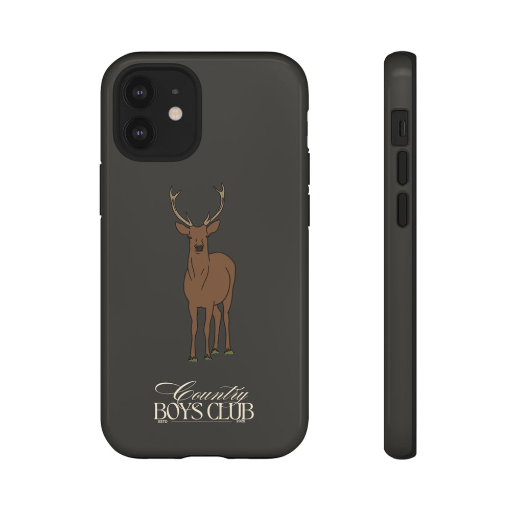 Charcoal 'Country Boys Club Stag' Case  | CGC x Country Cases
