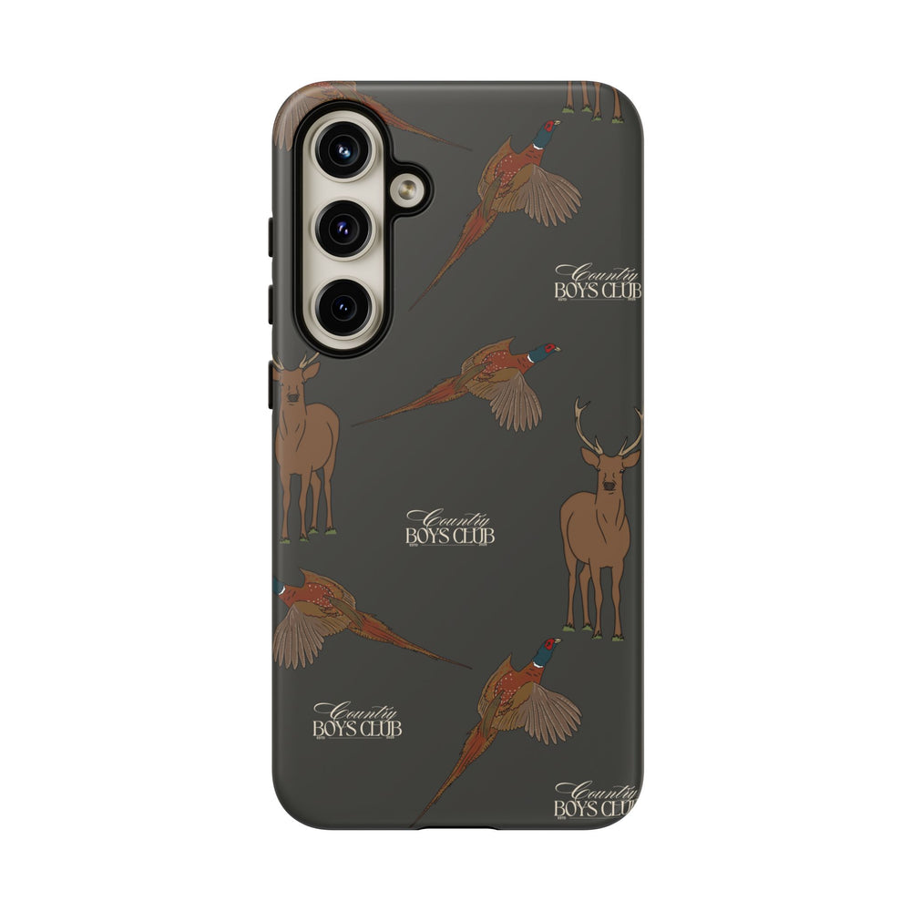Charcoal 'Boys Stags & Pheasants' Case  | CBC x Country Cases