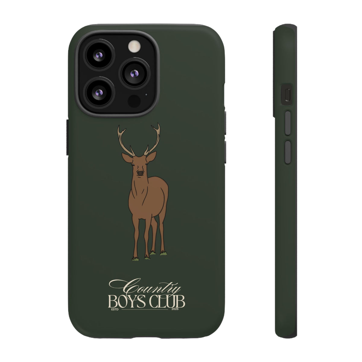 Field Green 'Country Boys Club Stag' Case  | CGC x Country Cases