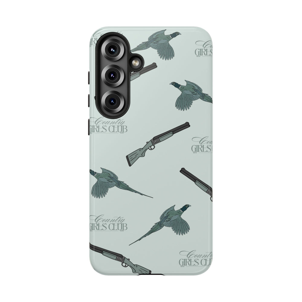 Blue 'Girls Pheasants & Shotguns' Case  | CGC x Country Cases
