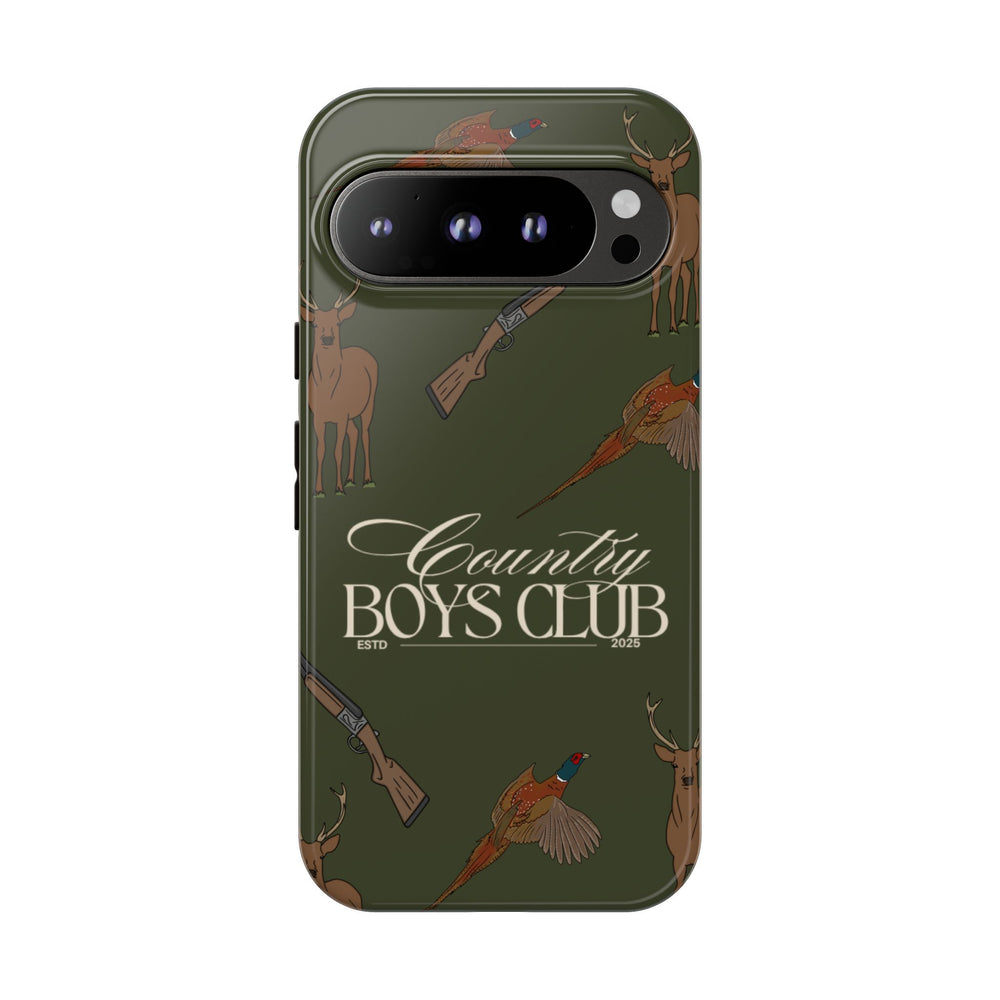 Forest Green Boys Love Guns Case  | CGC x Country Cases