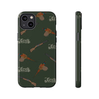 Field Green 'Boys Pheasants & Shotguns' Case  | CBC x Country Cases