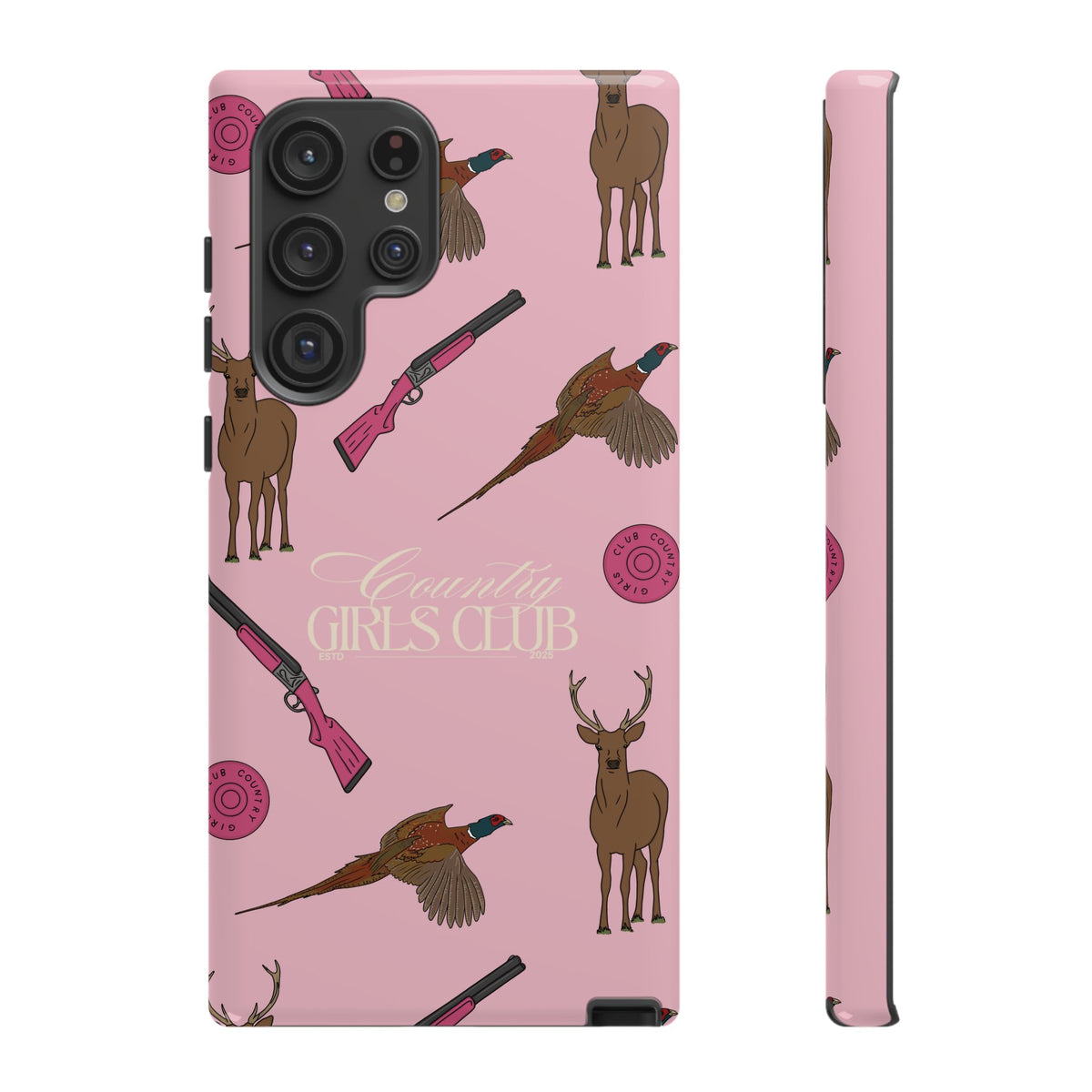 Pale Pink Girls Love Guns Case  | CGC x Country Cases