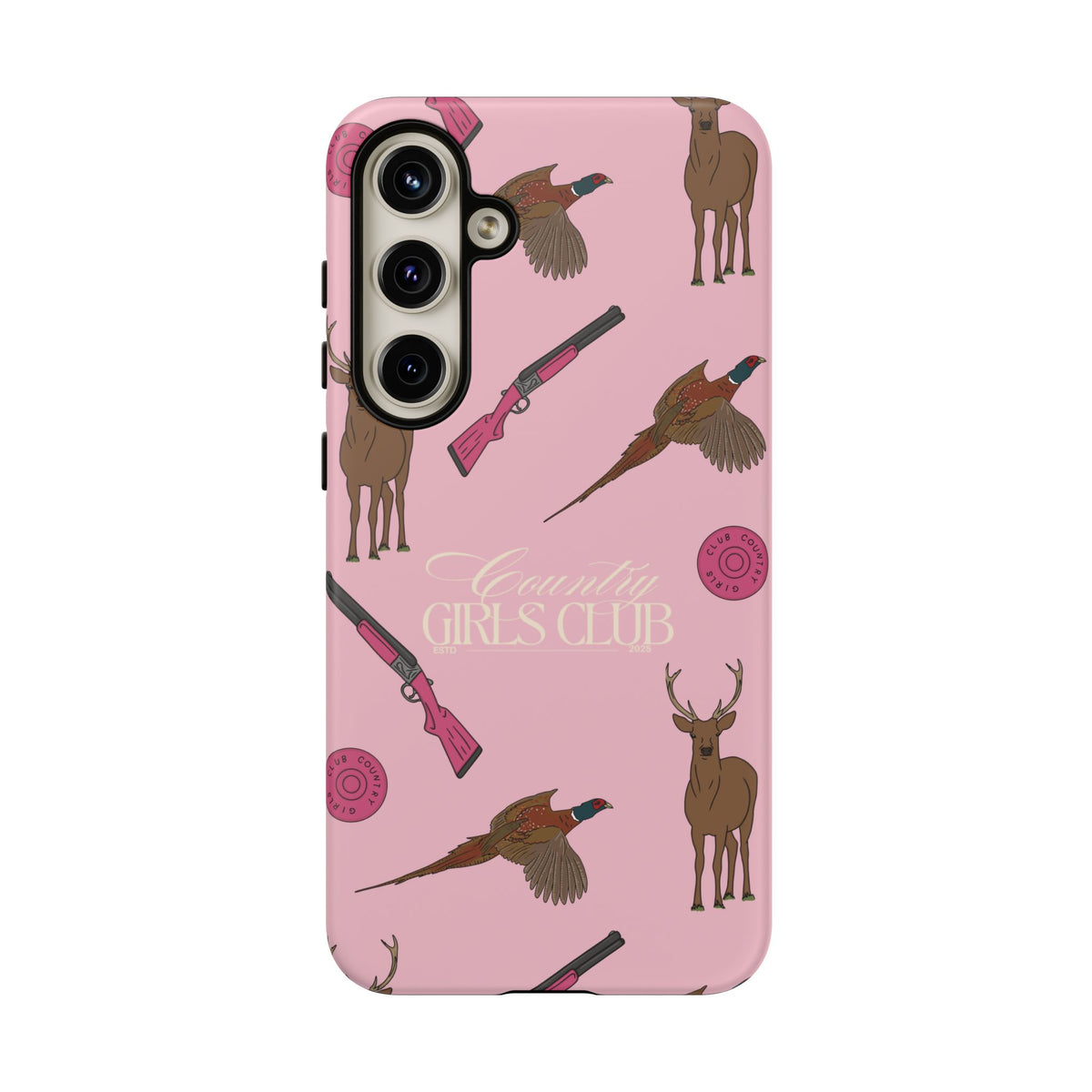 Pale Pink Girls Love Guns Case  | CGC x Country Cases