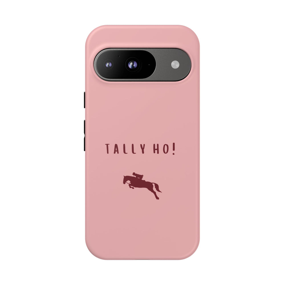 Pink & Burgundy 'Tally Ho!' (Horse) Case
