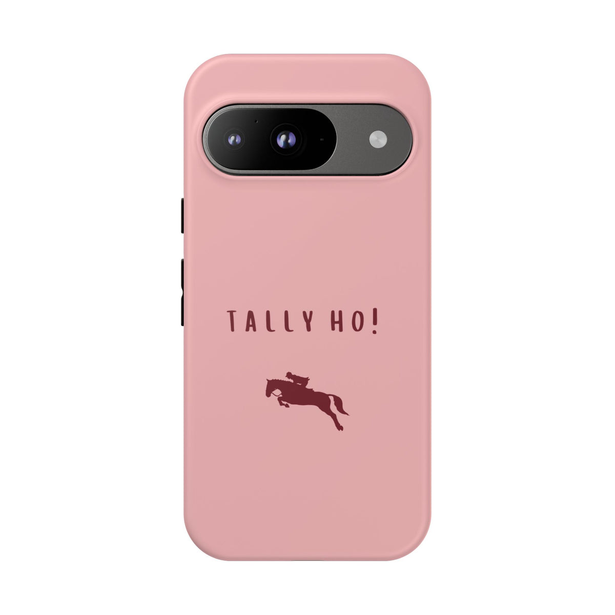 Pink & Burgundy 'Tally Ho!' (Horse) Case