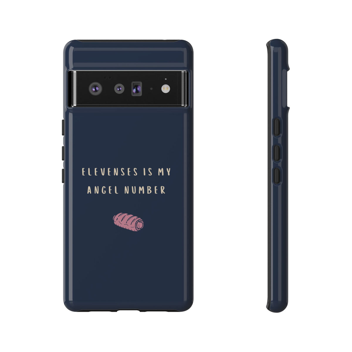 Navy & Pink 'Elevenses Is My Angel Number' Case