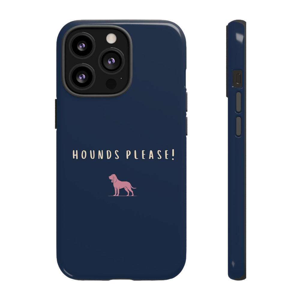 Navy & Pink 'Hounds Please' Case