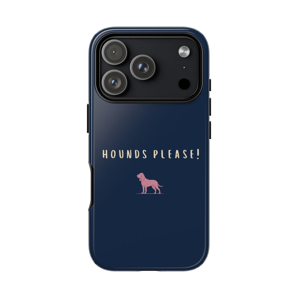 Navy & Pink 'Hounds Please' Case