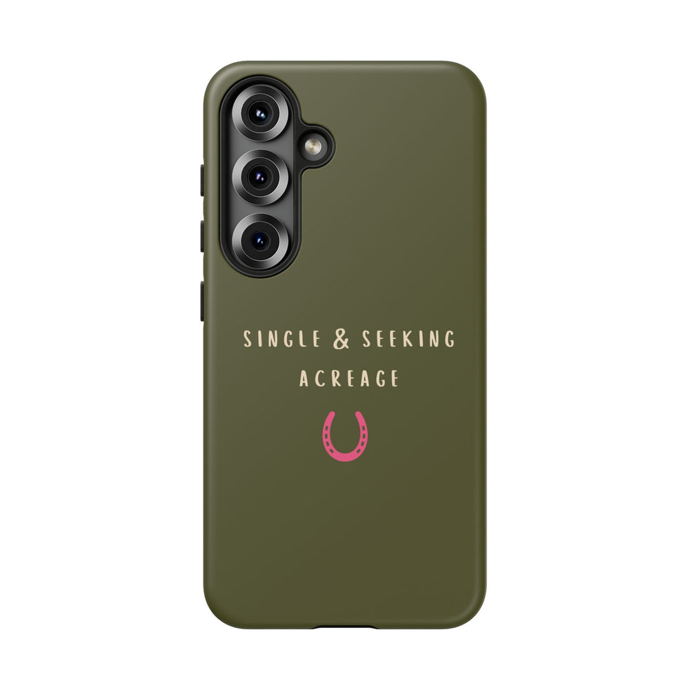 Green & Pink Single & Seeking Acreage Case