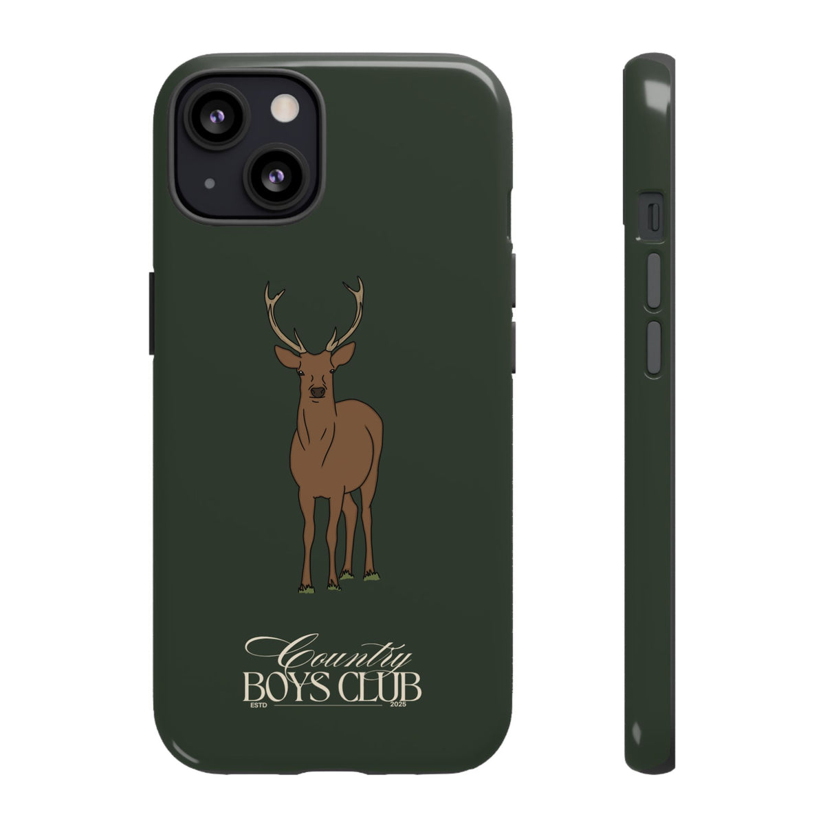 Field Green 'Country Boys Club Stag' Case  | CGC x Country Cases