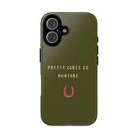 Green & Pink 'Pretty Girls Go Hunting' (Horse Shoe)
