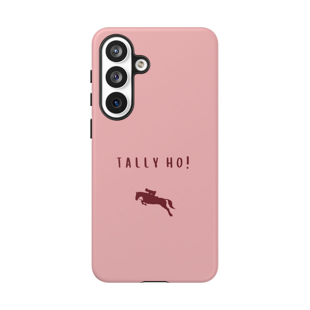 Pink & Burgundy 'Tally Ho!' (Horse) Case