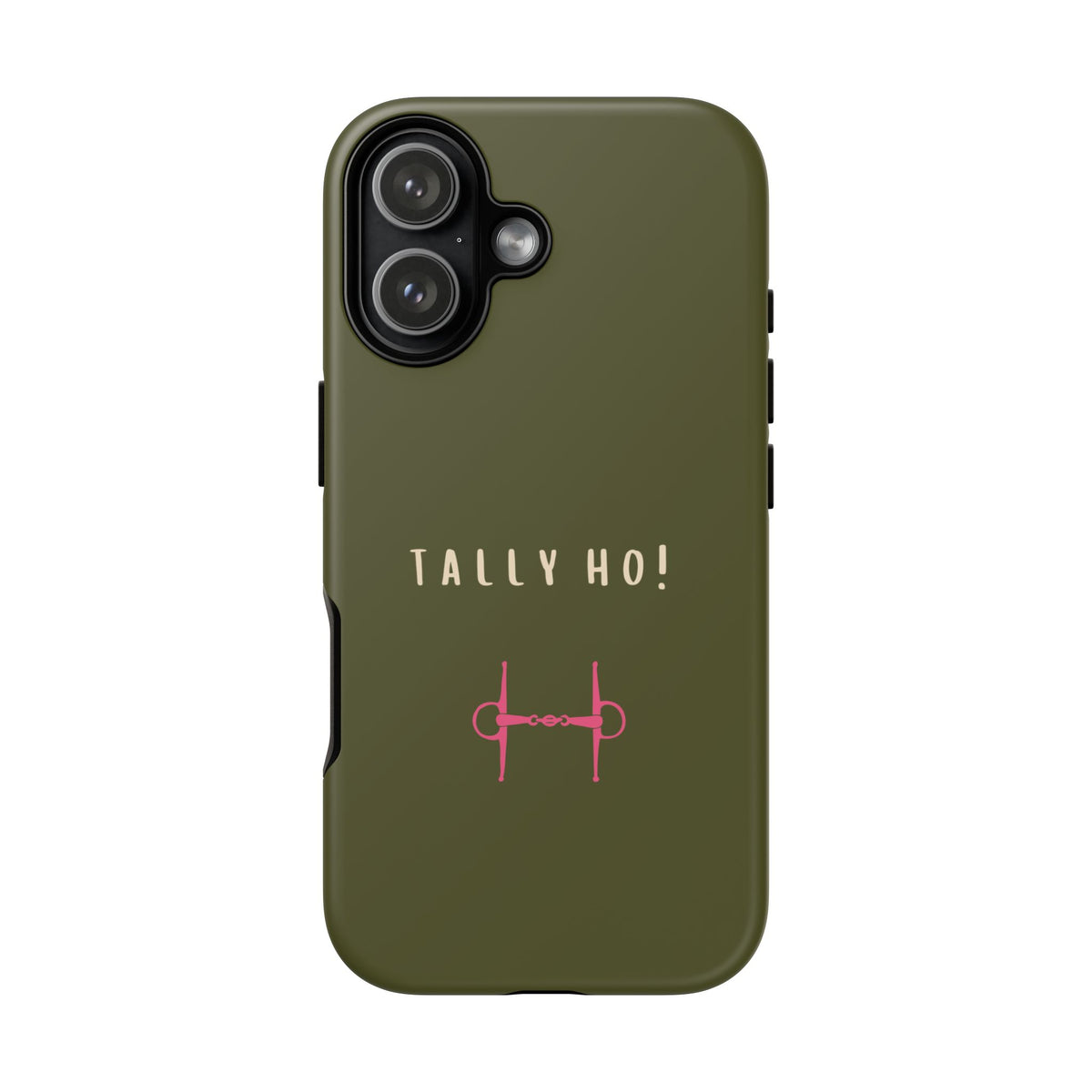Green & Pink 'Tally Ho!' (Snaffle)