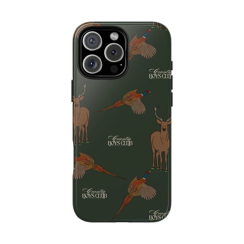Field Green 'Boys Stags & Pheasants' Case  | CBC x Country Cases