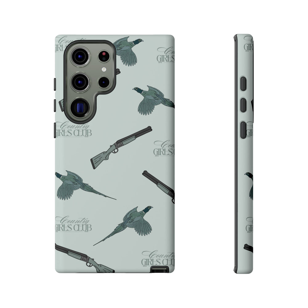 Blue 'Girls Pheasants & Shotguns' Case  | CGC x Country Cases