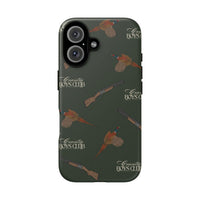 Field Green 'Boys Pheasants & Shotguns' Case  | CBC x Country Cases