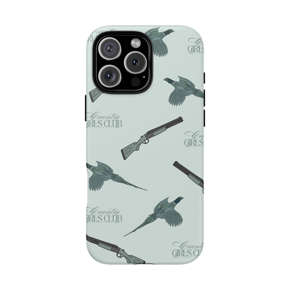 Blue 'Girls Pheasants & Shotguns' Case  | CGC x Country Cases