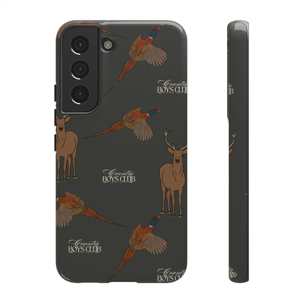 Charcoal 'Boys Stags & Pheasants' Case  | CBC x Country Cases