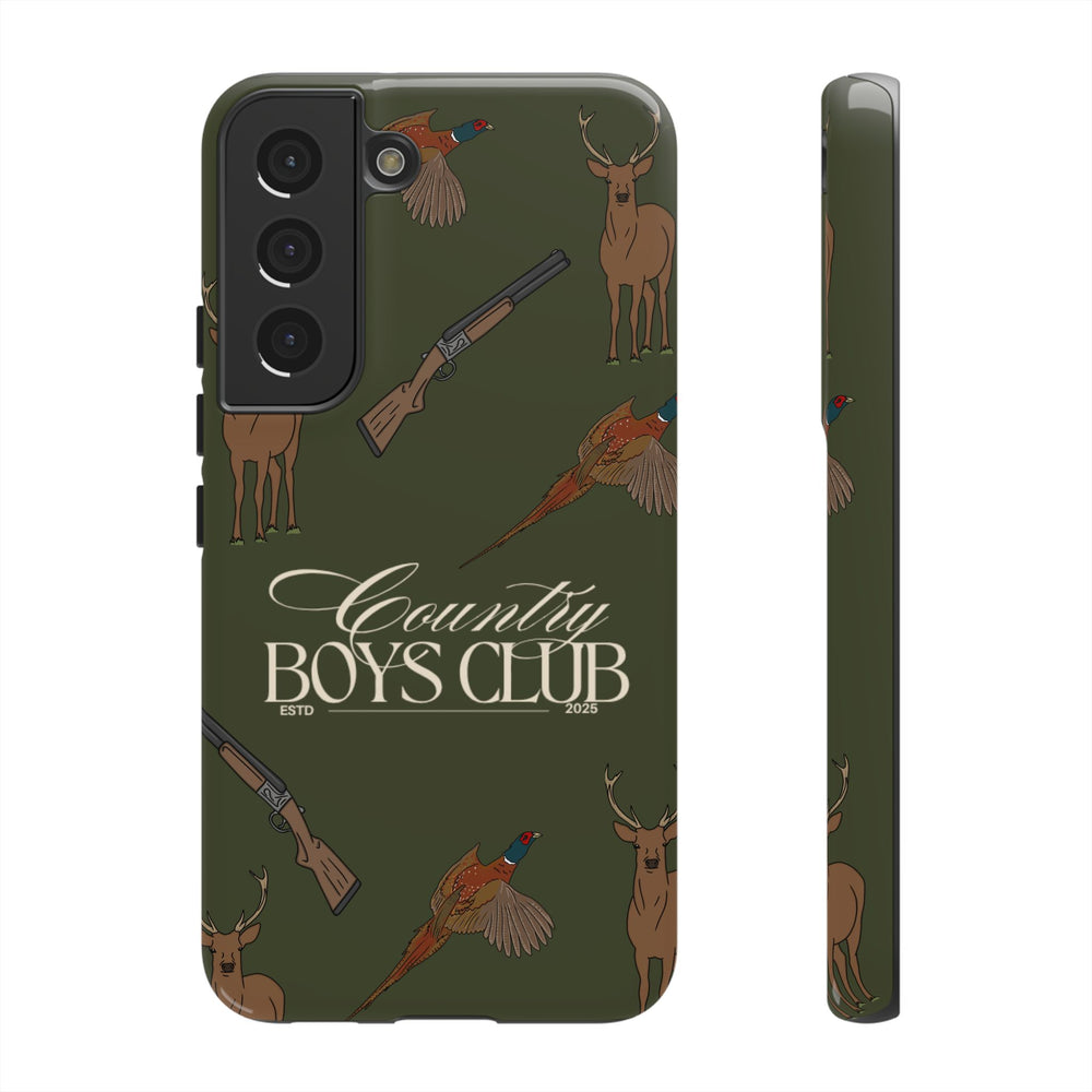 Forest Green Boys Love Guns Case  | CGC x Country Cases