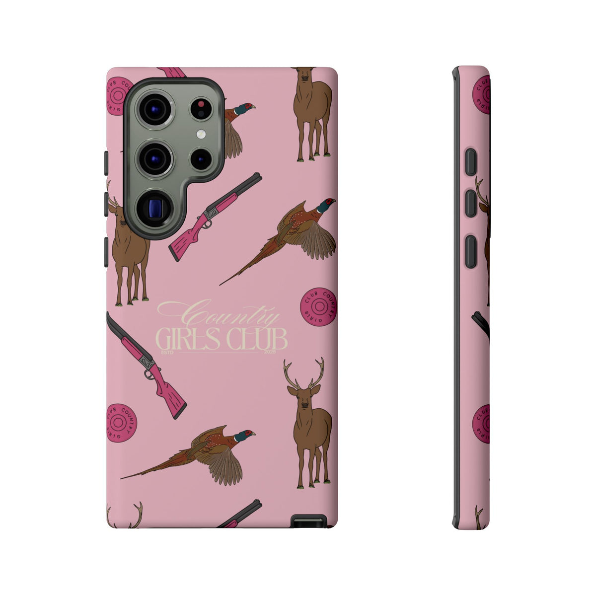 Pale Pink Girls Love Guns Case  | CGC x Country Cases