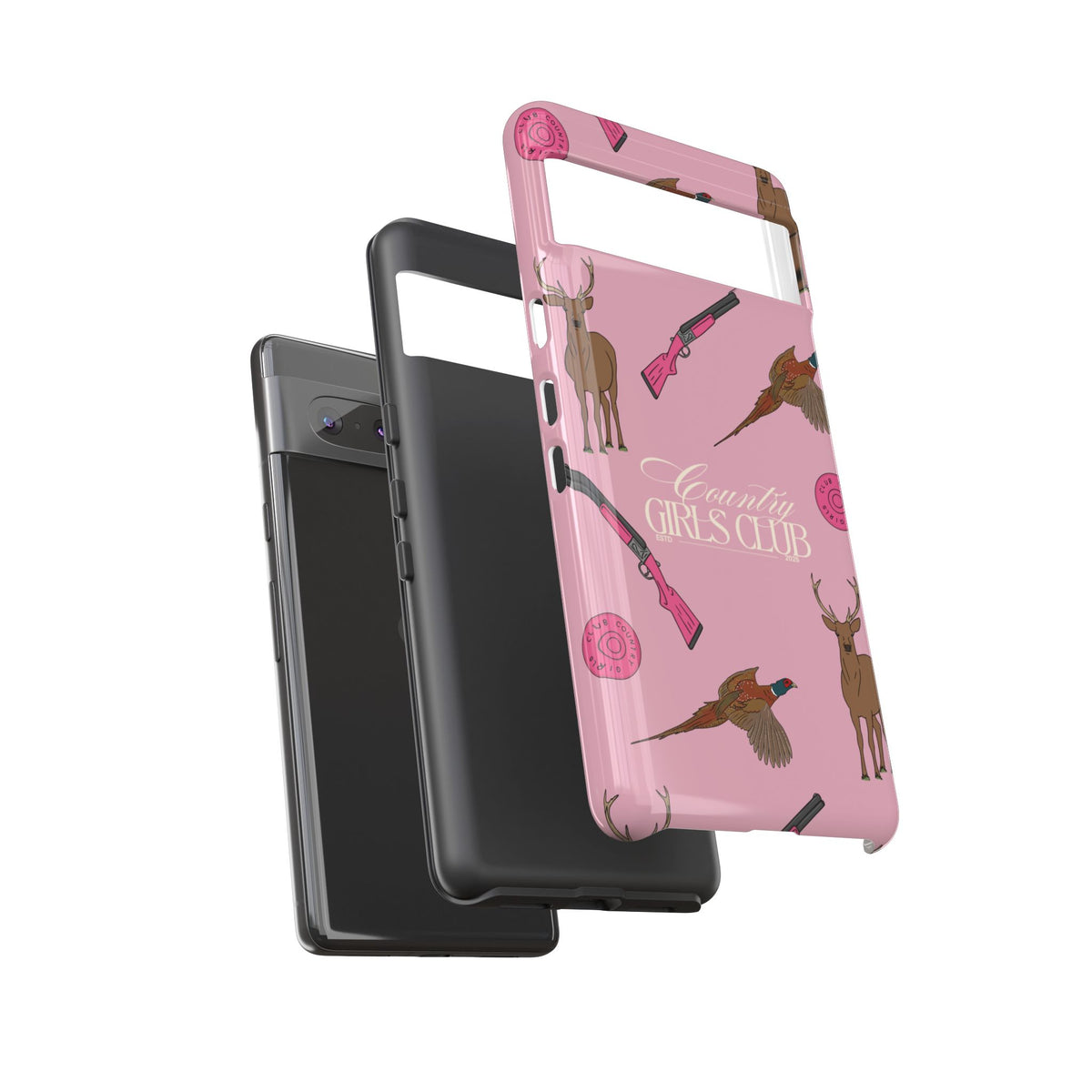 Dusty Pink 'Girls Love Guns' Case  | CGC x Country Cases