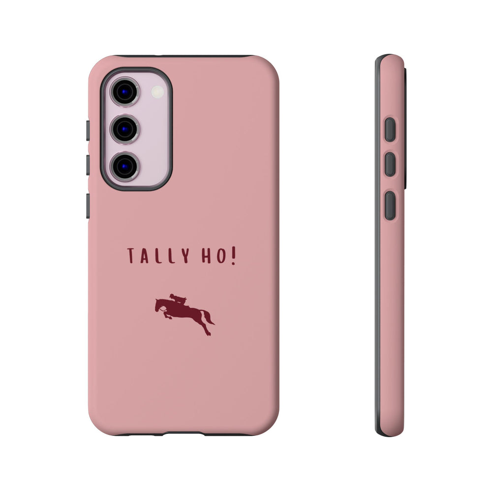 Pink & Burgundy 'Tally Ho!' (Horse) Case