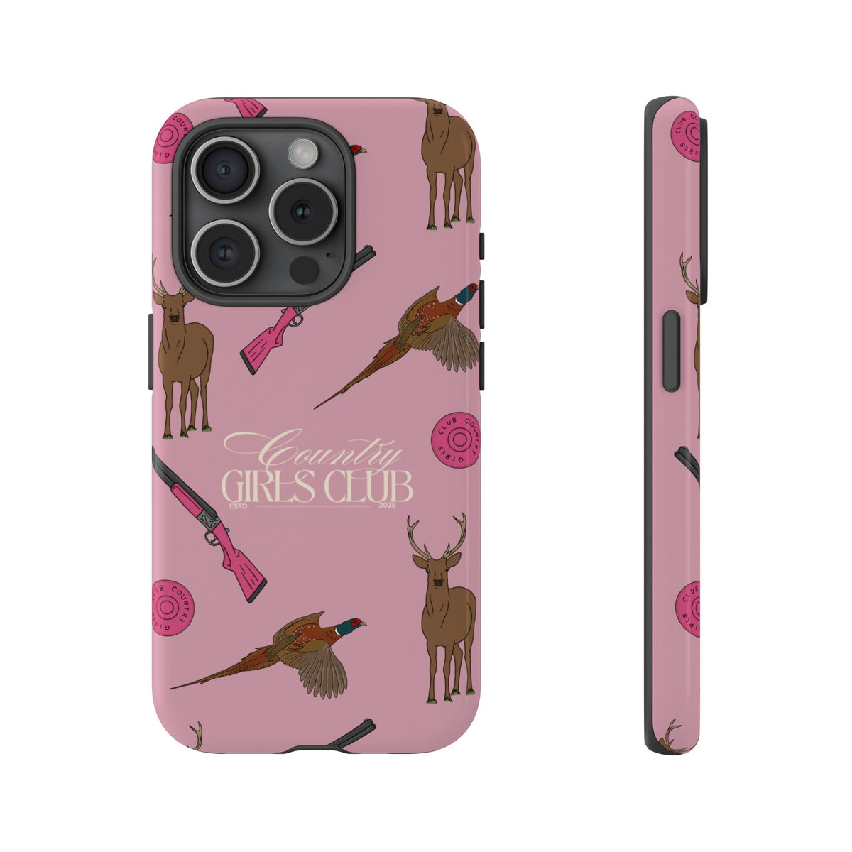 Dusty Pink Girls Love Guns Case  | CGC x Country Cases