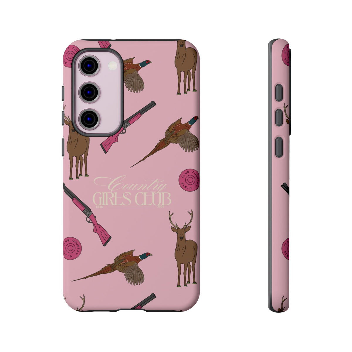 Pale Pink Girls Love Guns Case  | CGC x Country Cases