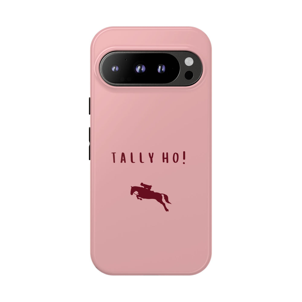 Pink & Burgundy 'Tally Ho!' (Horse) Case