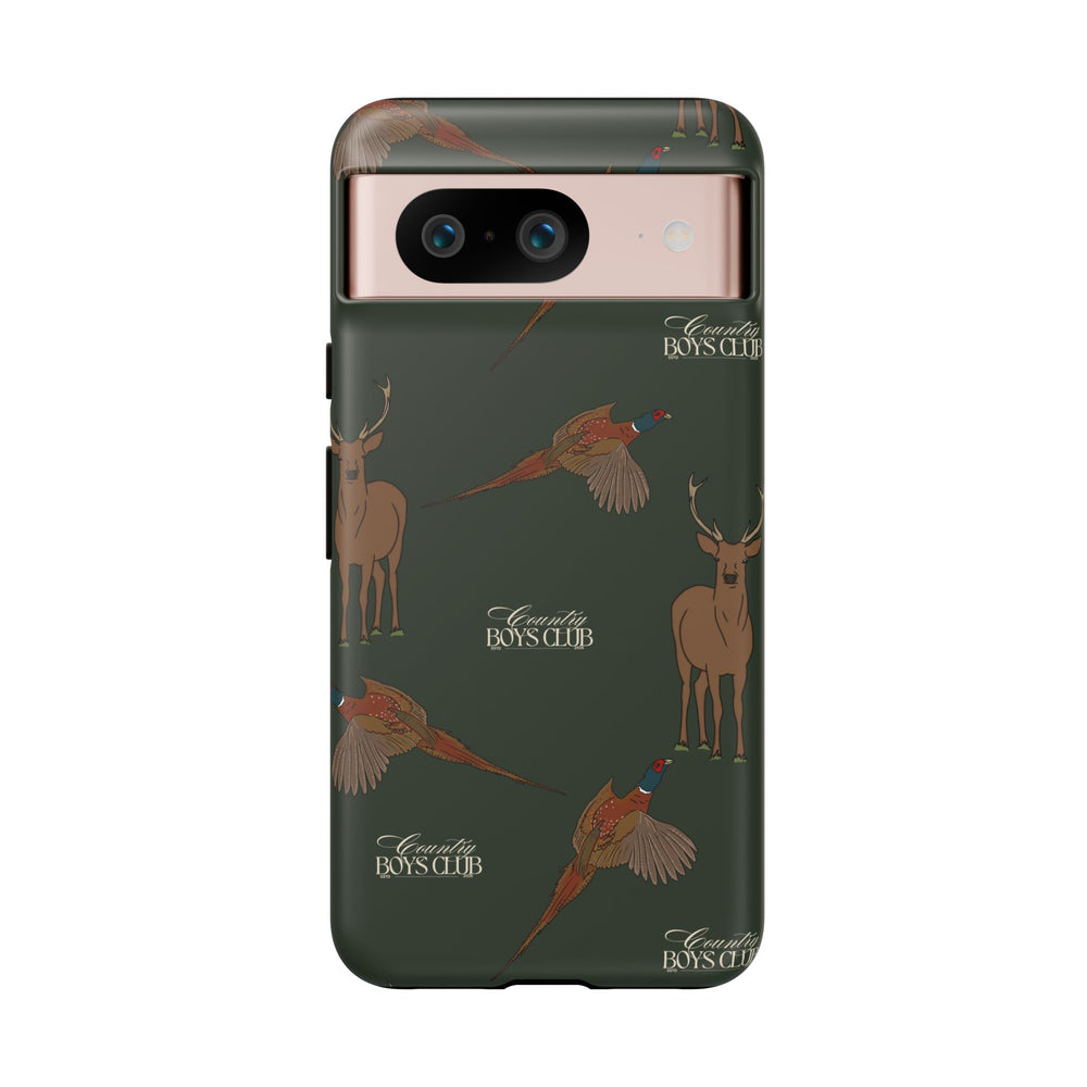 Field Green 'Boys Stags & Pheasants' Case  | CBC x Country Cases