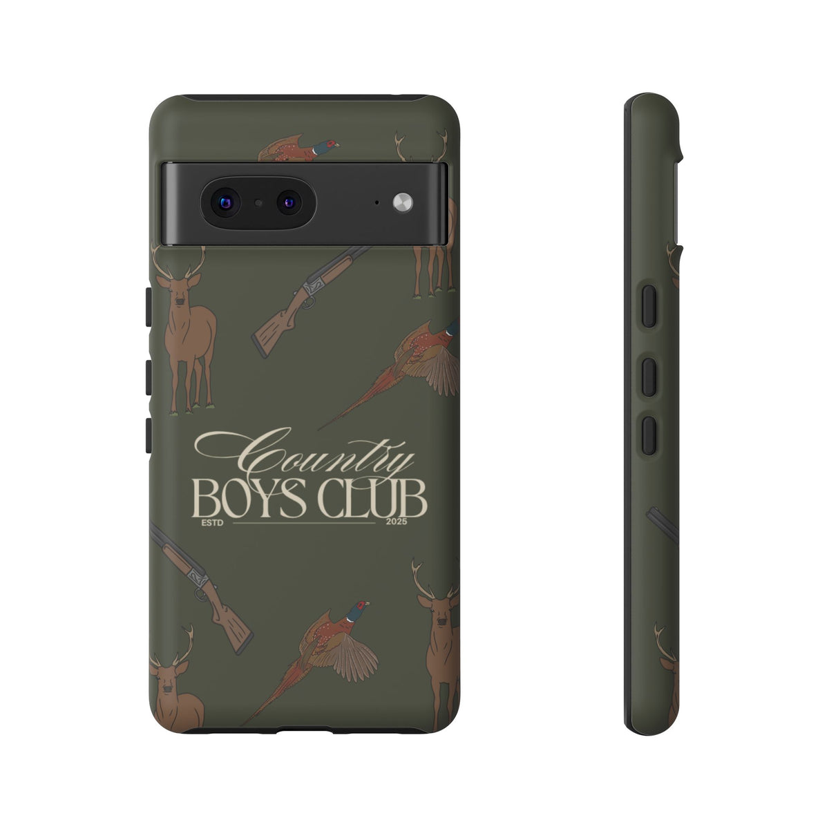 Forest Green Boys Love Guns Case  | CGC x Country Cases