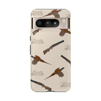 Beige 'Girls Pheasants & Shotguns' Case  | CGC x Country Cases