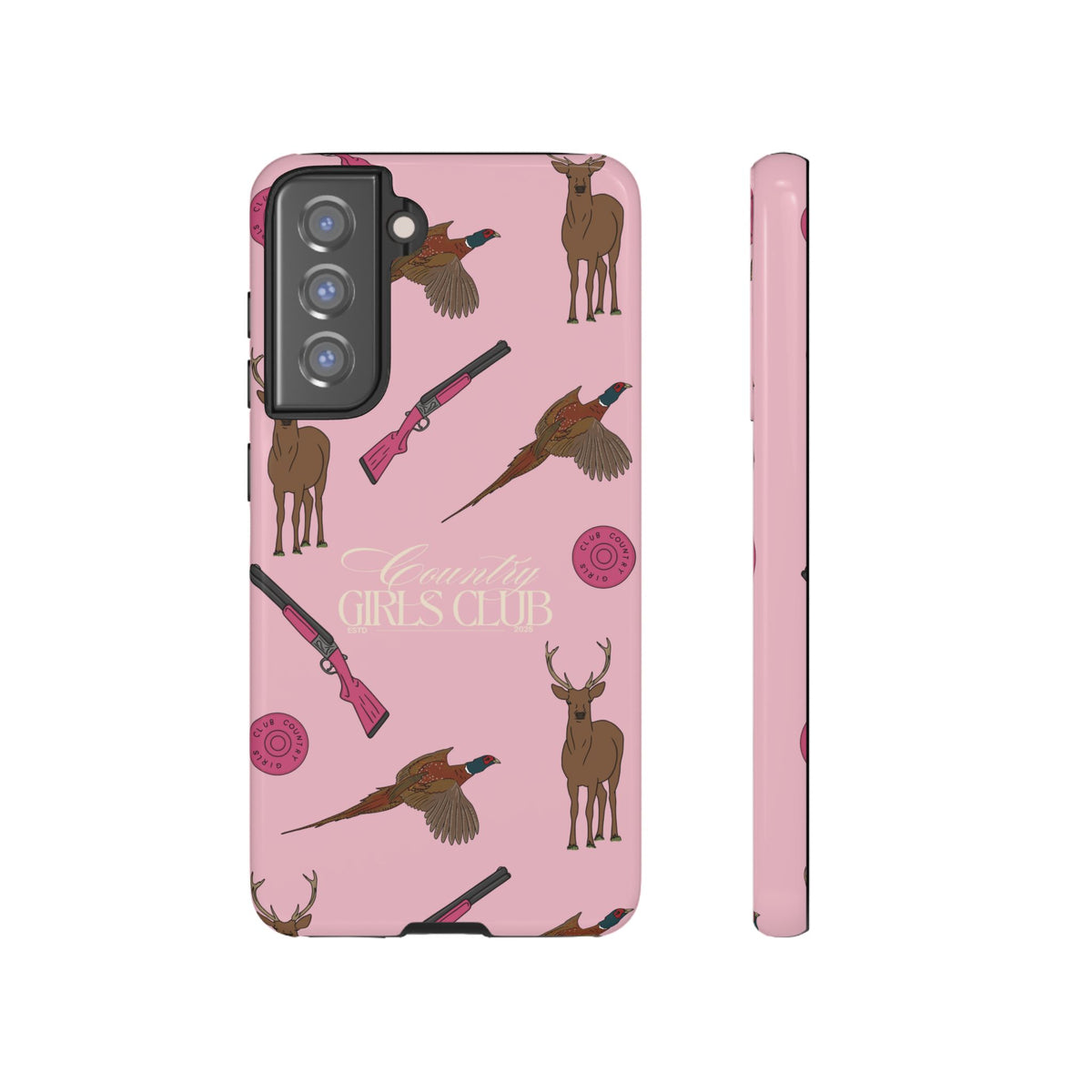 Pale Pink Girls Love Guns Case  | CGC x Country Cases