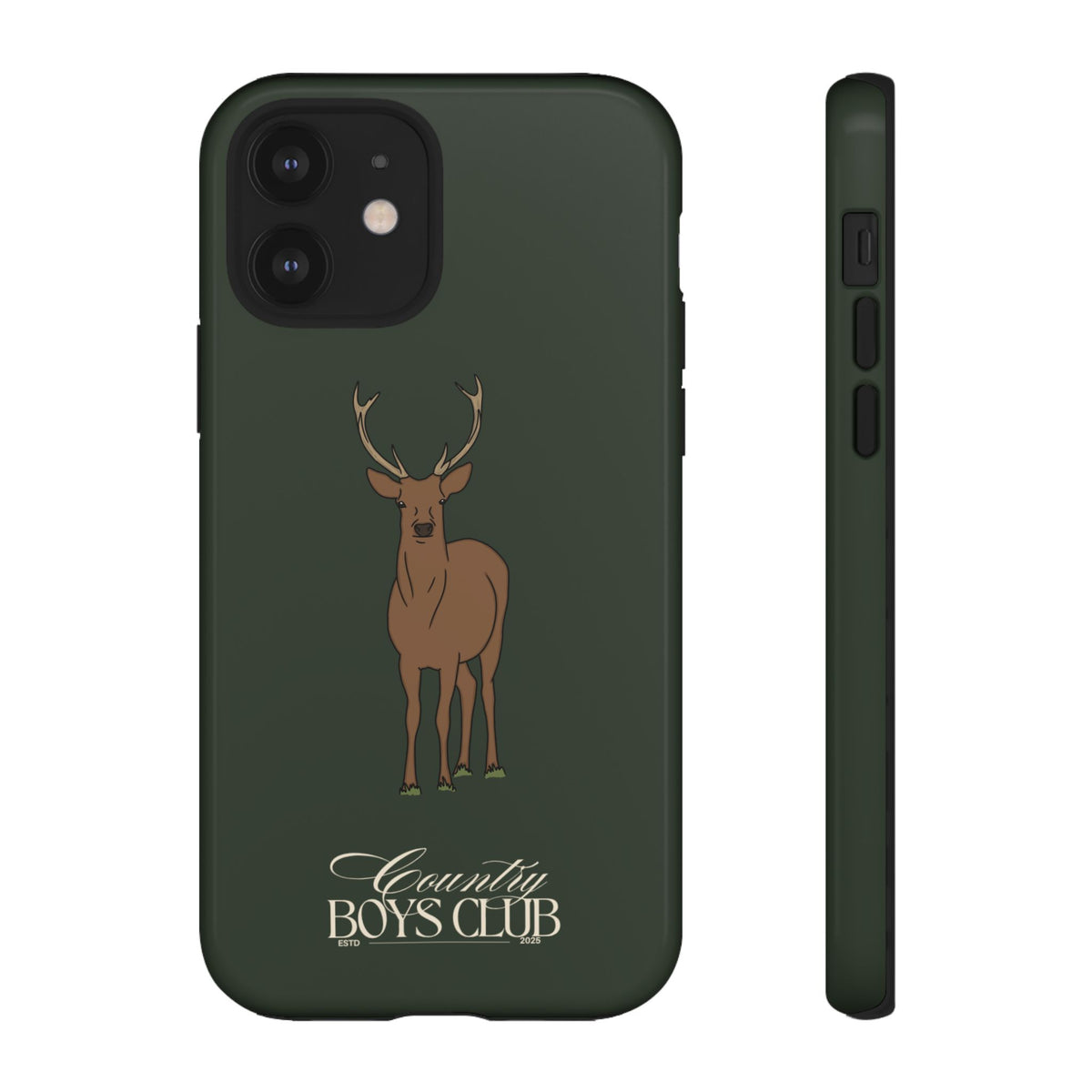Field Green 'Country Boys Club Stag' Case  | CGC x Country Cases
