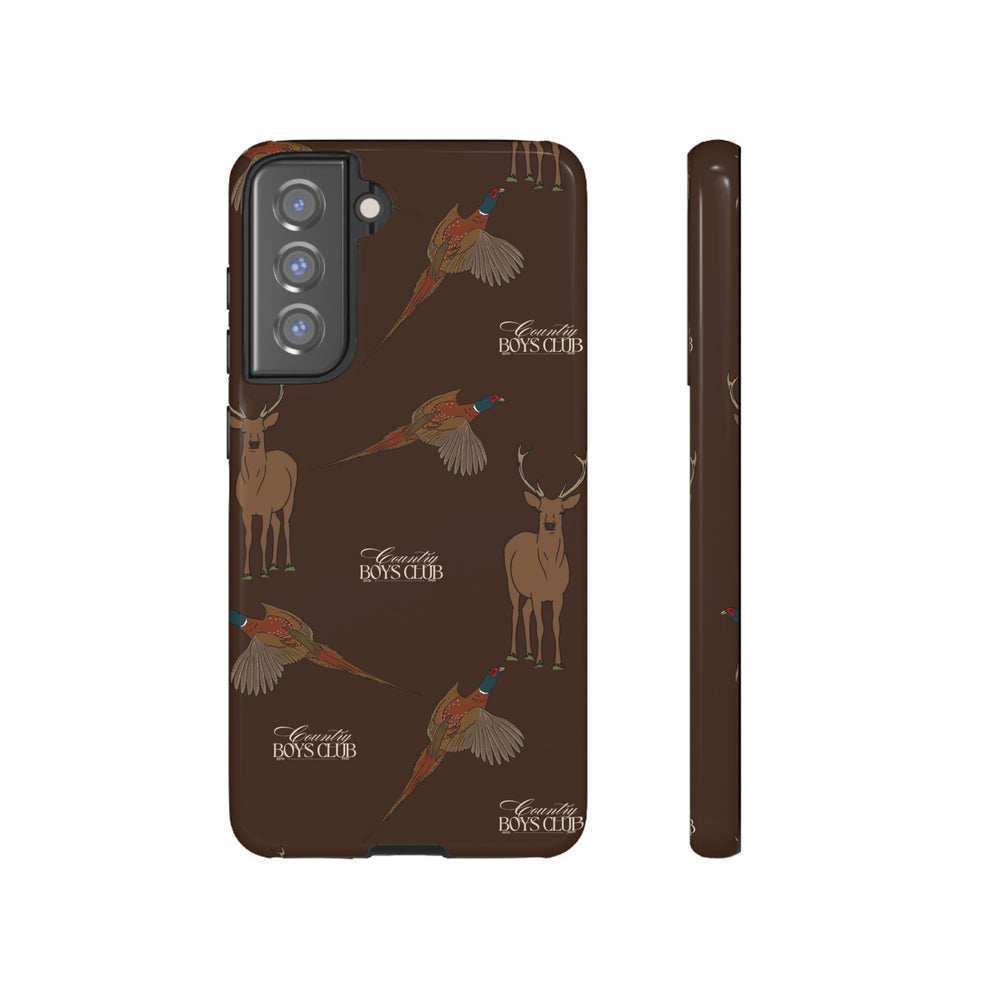 Chestnut Brown 'Boys Stags & Pheasants' Case  | CBC x Country Cases