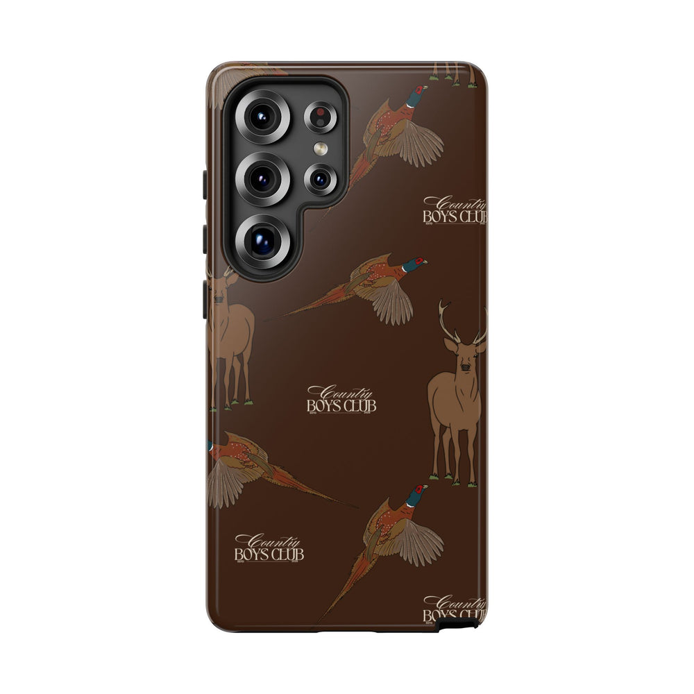 Chestnut Brown 'Boys Stags & Pheasants' Case  | CBC x Country Cases