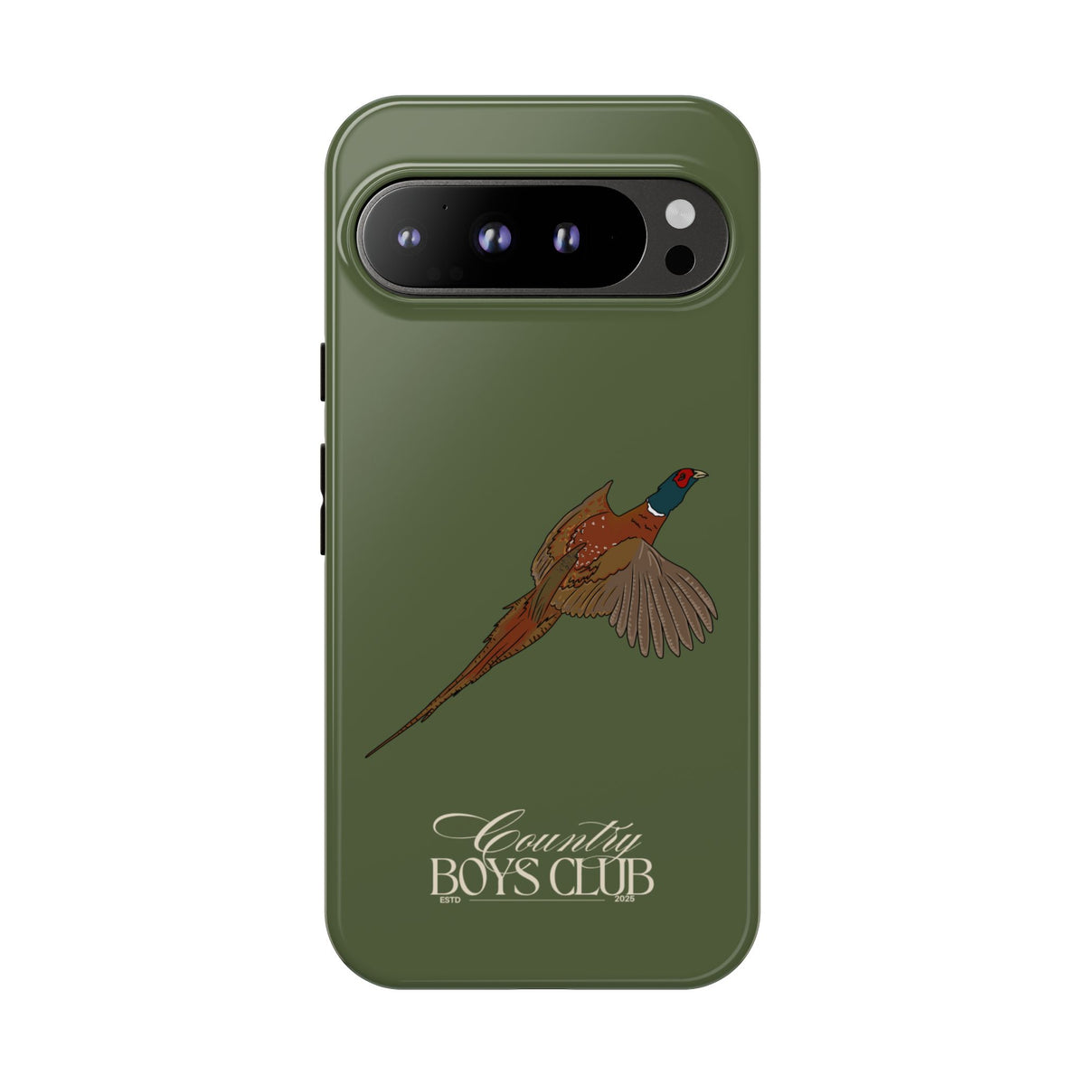 Green Country Boys Club Pheasant Case  | CGC x Country Cases