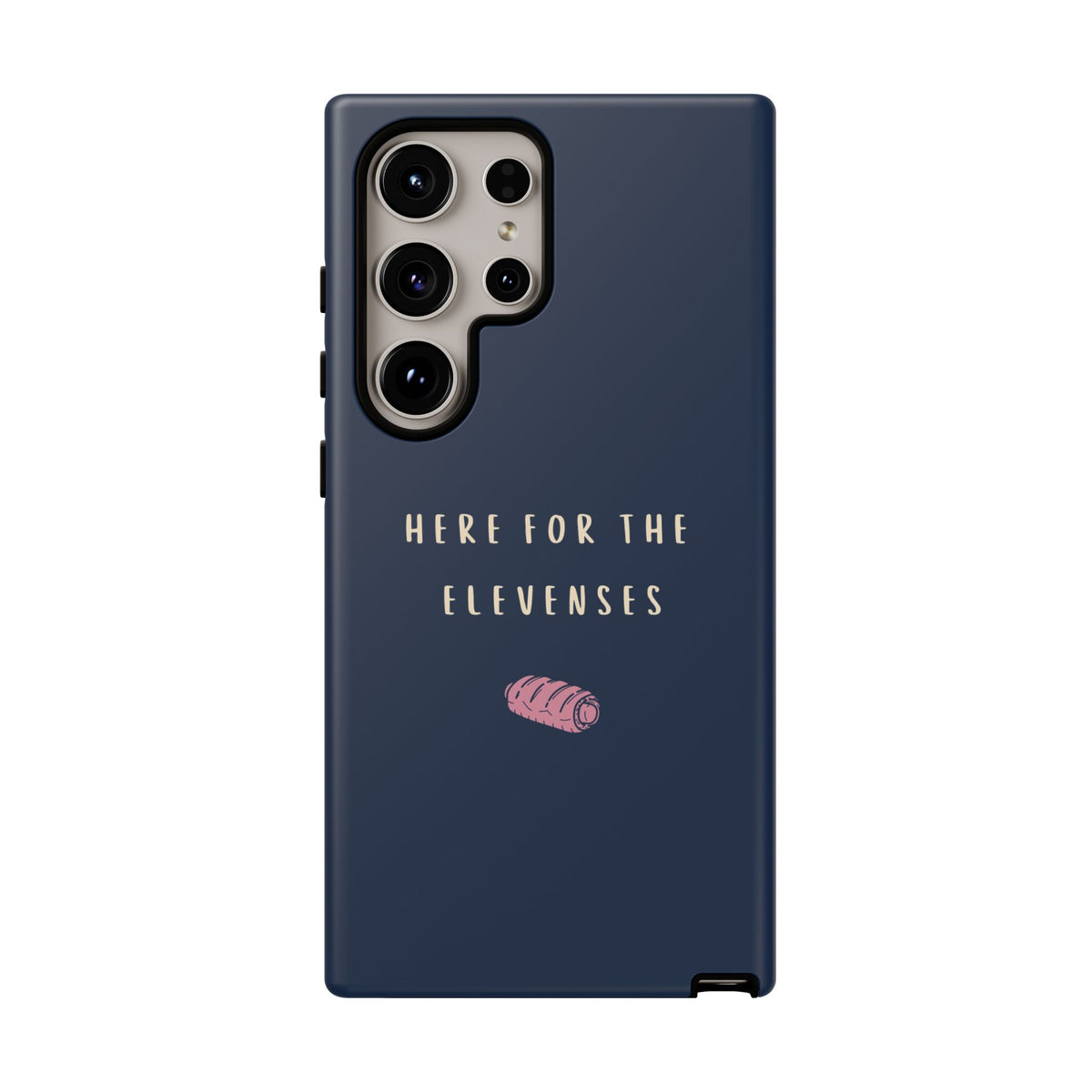 Navy & Pink 'Here for the Elevenses' Case