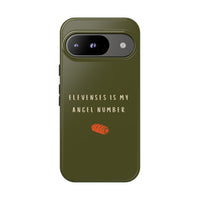 Green & Orange 'Elevenses Is My Angel Number' Case